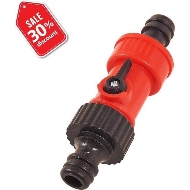 Hose Connector With Two Way Adaptor - Adapter Garden Amtech New -  hose connector way adapter garden amtech two adaptor new