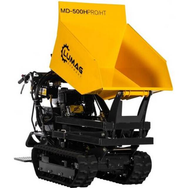 LUMAG hydr. Minidumper mit Kettenantrieb, High Tip, Zuladung max. 500 kg
