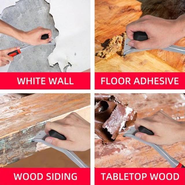 Carbide Scraper Paint Scraper Ergonomic With Tpr Handle For Wall