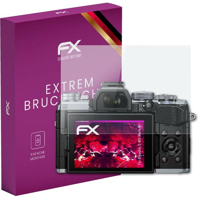 Atfolix Glass Protector For Olympus E-m5 Mark Iii 9h Hybrid-glass