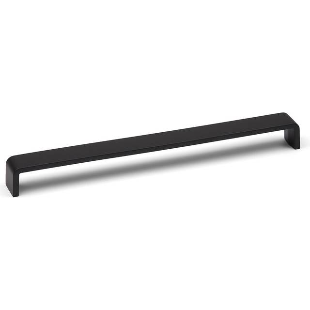 (288mm Handle) Matt Black Cupboard Handles Square D-Bar