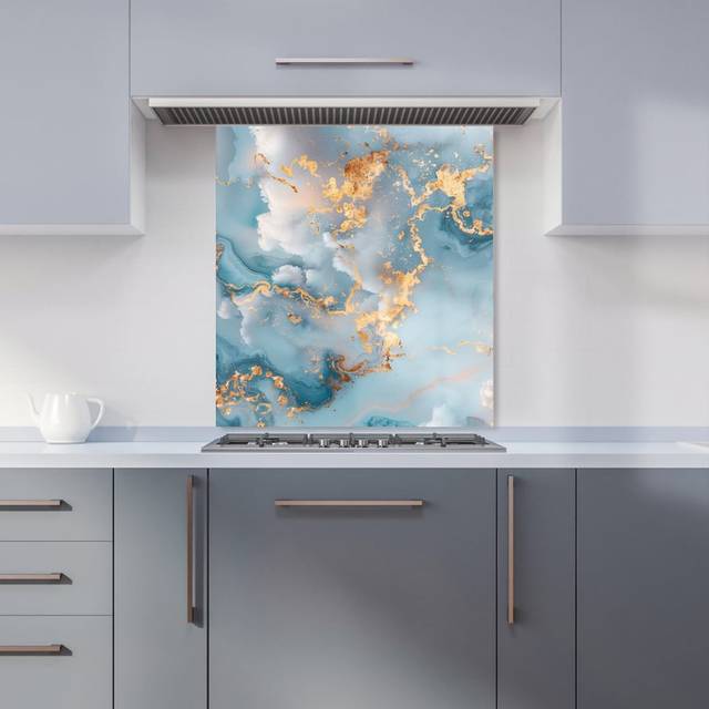 Warren Reed - Designer Eagle In Glasses Splashart Kitchen Splashback W600Mm X H650Mm, Multi
