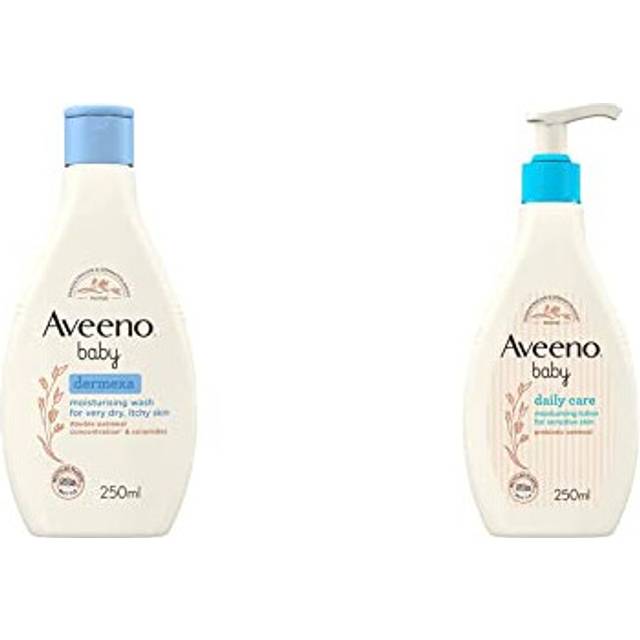 AVEENO Baby Dermexa Moisturising Wash 250 ml & AVEENO Baby Daily Care Moisturising Lotion 250 ml