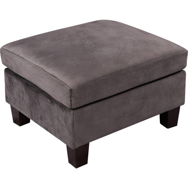 (Mink, Footstool Only) Brushed Velvet Sofa 3 Seater 2 Seater Chair Footstool Grey Brown or Mink