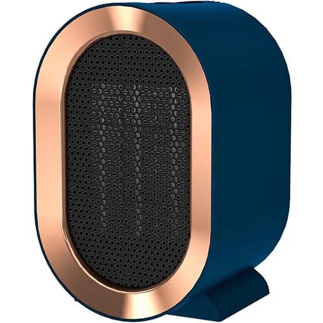 (Blue) Electric Space Heater - 1200W Energy-Efficient Heater for Indoor Use. This two-speed portable heater fan is perfect for offices