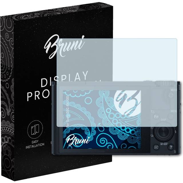 Bruni 2x Protective Film For Sony Dsc-rx100 Screen Protector Screen Protection
