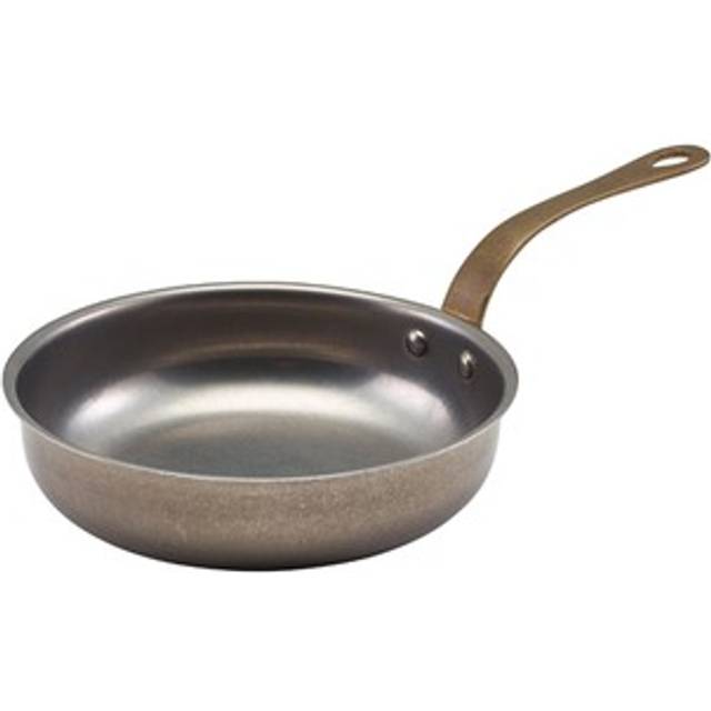 Genware Frypan Vintage Stainless Steel Mini Frying Pan 15.5 X 4cm - Pack Of 6