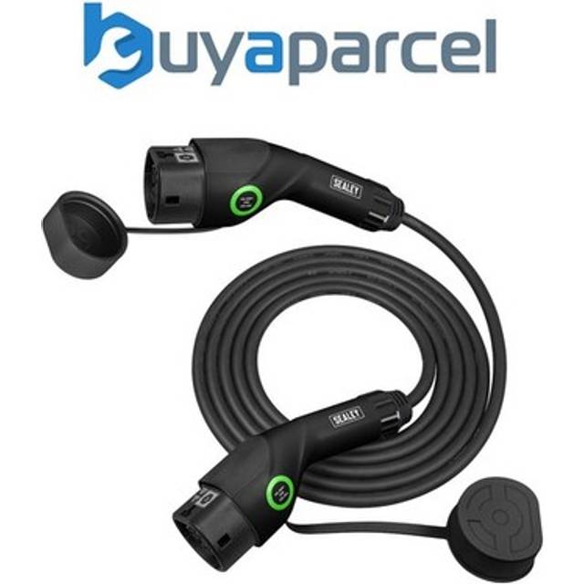 Sealey - EVCC2211KW 5m Type 2 to Type 2 ev Charging Cable 16A(11KW) 3Ph5m 16A (11KW) 3PH Type 2 to Type 2 ev Charging Cable 5m 16A (11KW) 3PH Type 2