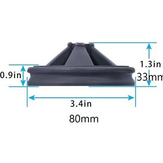 For insinkerator black rubber disposal of the splash baffle trash plug
