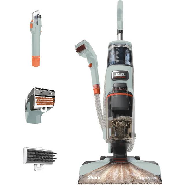 Shark CarpetXpert Deep Clean Carpet Cleaner with Built-In Stain & Spot Remover, 3 Tools & Full-Size Formula, Removes Dirt & Grime, Fast Drying, Lightw