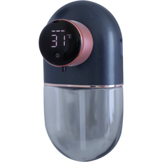 Smart Automatic Soap Dispenser usb Rechargeable Liquid Hand Washer Digital Display Foam Hand-Black