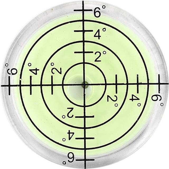 32*7mm Acrylic Bubble level Round Level Accessories, green