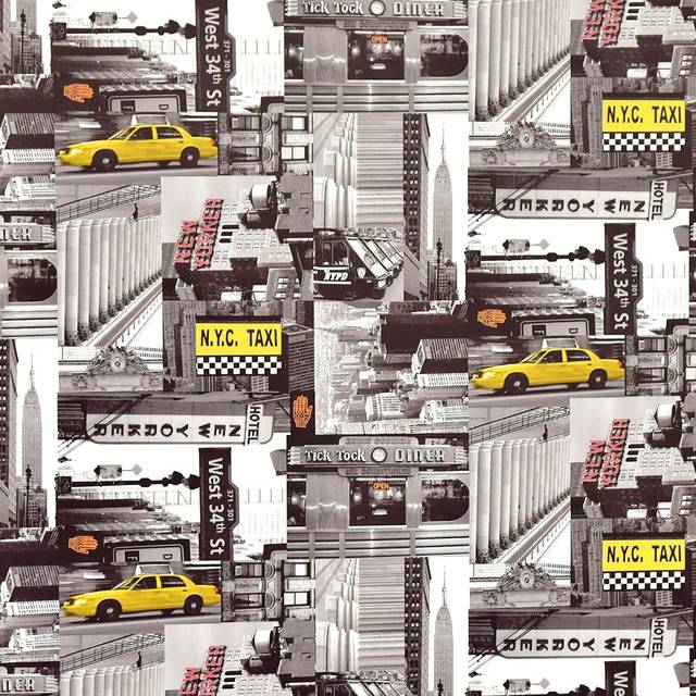 New York City Sticky Back Plastic Arts Crafts Fablon Vinyl Durable Self Adhesive