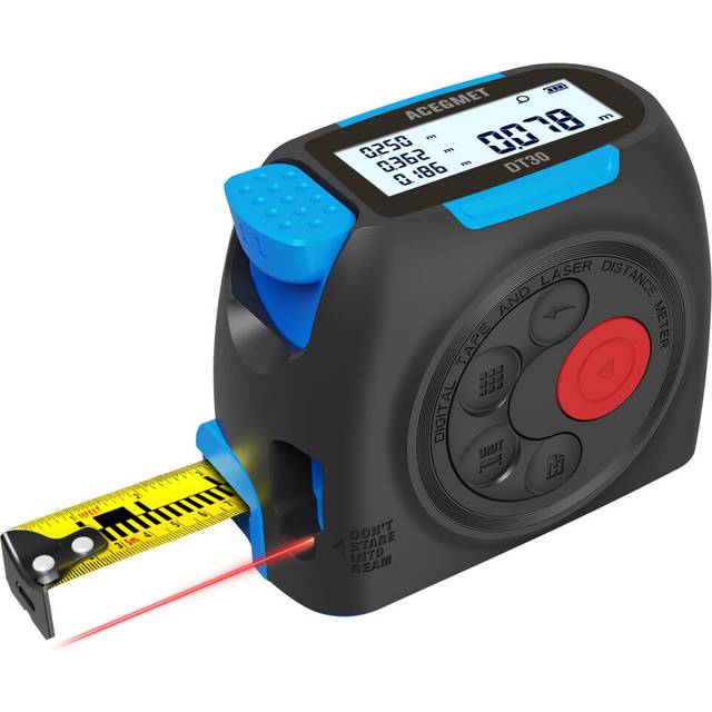 3 in 1 Digital Tape Measure, MiLESEEY 40 M Laser Measure Device with Mobile Phone App, Real Time Digital Display, Unit Ft/Ft+in/in/M and Pythagoras