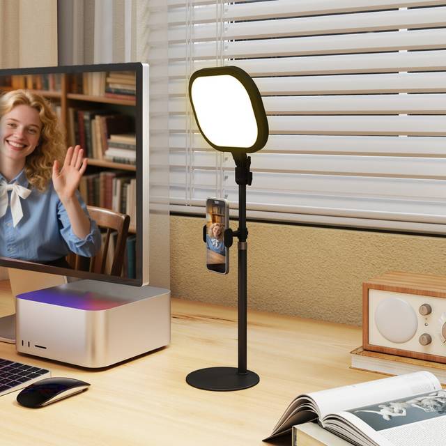 HOMCOM Bedside Table Lamp with 5 Colour Modes & 10 Brightness Levels, Black, Black