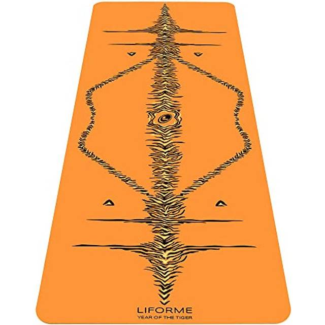 Liforme Chinese New Year Collection - Free Yoga Bag, Patented Alignment System, Warrior-like Grip, Non-Slip, Eco-friendly, Biodegradable,