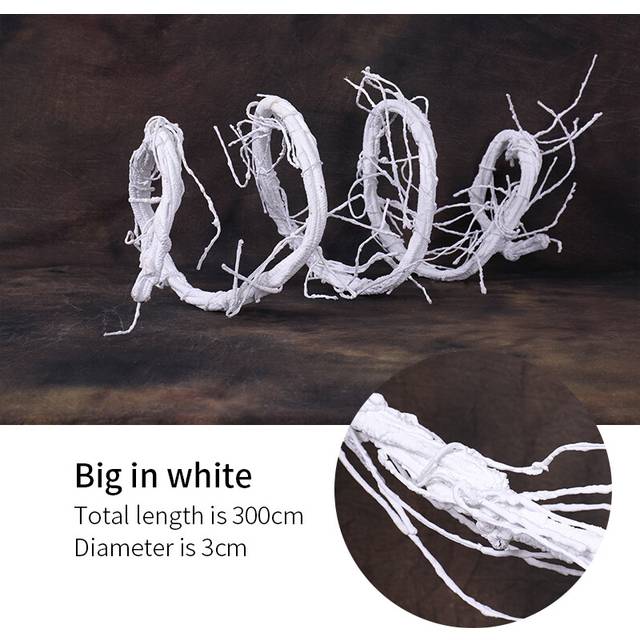 (Big in white) 300cm Artificial Fake Plants Tree Twigs Cherry Branches Liana Wall Hanging