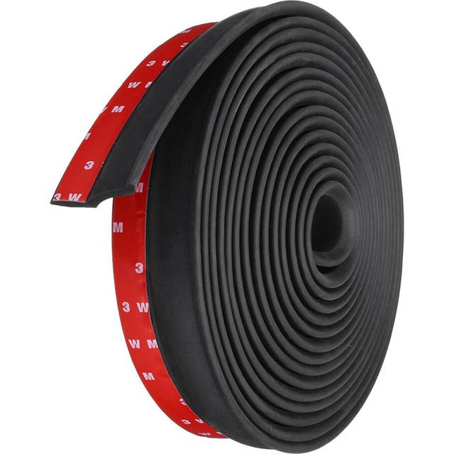 (7M) 1m/3m/7m Garage Door Bottom Weather Stripping Rubber Sealing Strip Replacement Adehesive