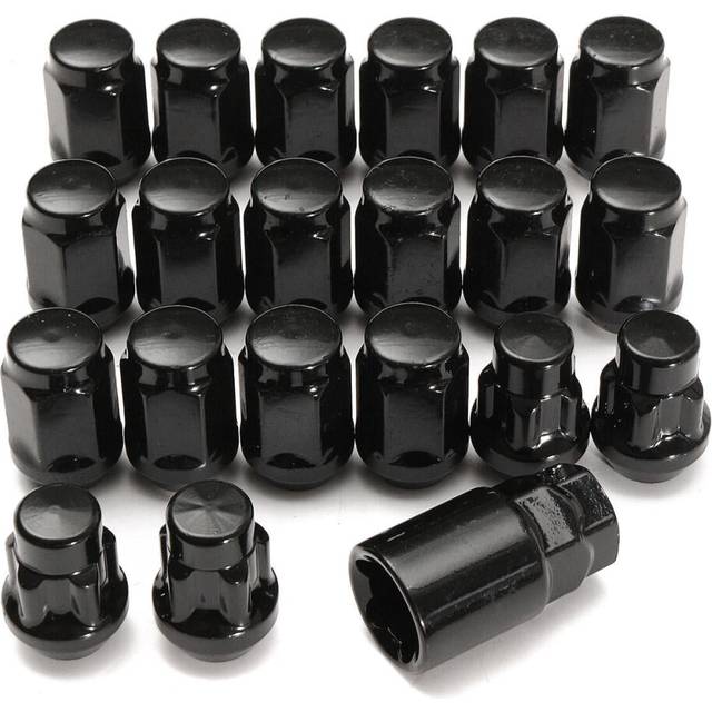 20Pcs/Set M12 x 1.5 Wheel Nuts 19mm Hex Locking Nut Blots