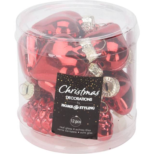 Home Styling Collection Kollektion Af Juletræskugler 12 Stk Juletræspynt