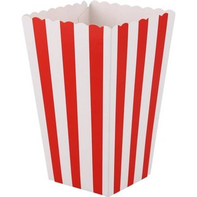 12 Cinema Treat Party Small Candy Favour Popcorn Bags Boxes,red S6j1