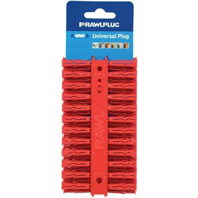 (6 x 28mm, Red) Rawlplug Universal Plug (Pack Of 288)