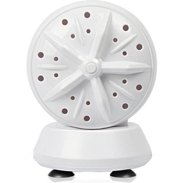 Portable Travel Washing Machine High-Power Mini Laundry Machine Double-Turbine Waving Washer