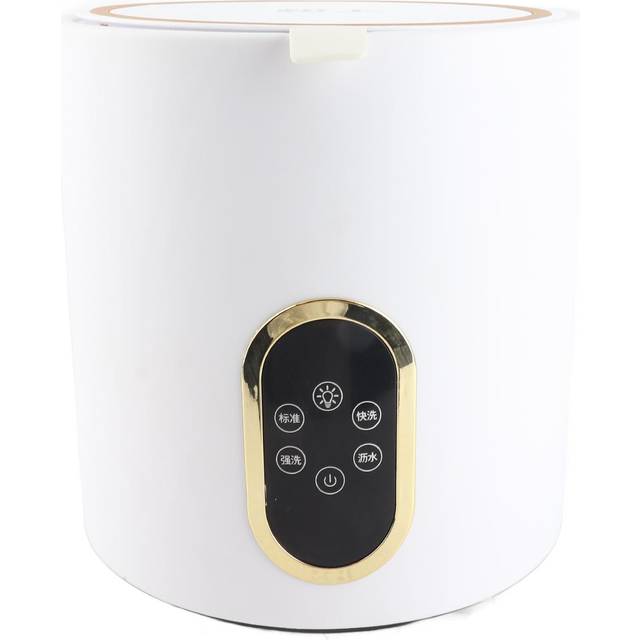 Small White Washing Machine Compact Washer Automatic Mini Washing Machine for Home Dormitories