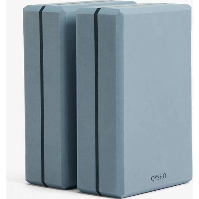 Oysho – Set med blå yogablock