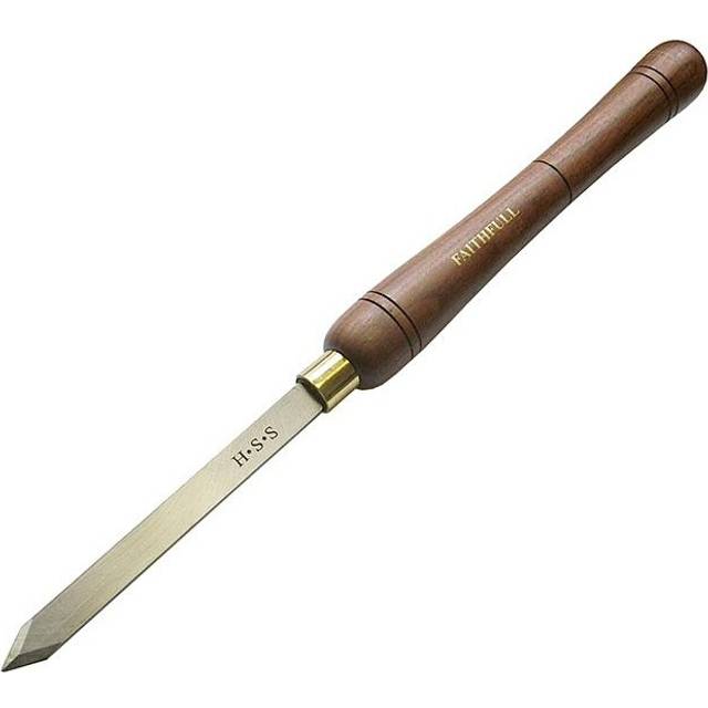 Faithfull Hss Turning Chisel 15mm Diamond Point Scraper