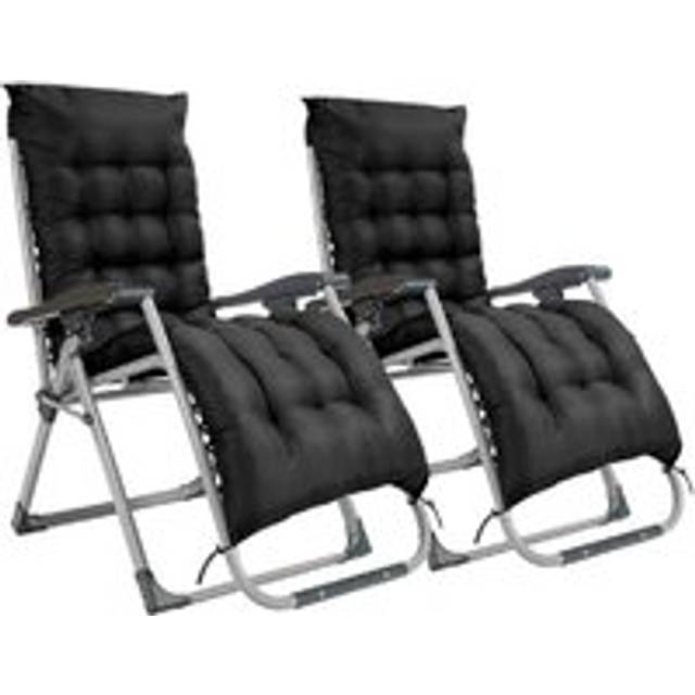 Smart Living Zero Gravity Reclining Chair With Cushion & Pillow In Black - One Size