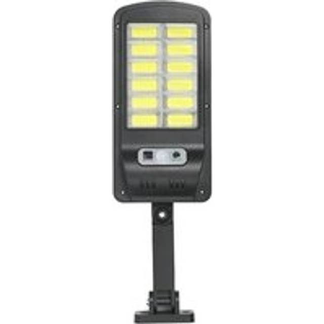 Solar Street Wall Light Outdoor IP65 Waterproof 6000K  Dusk to Dawn Led Outdoor Lighting with black
