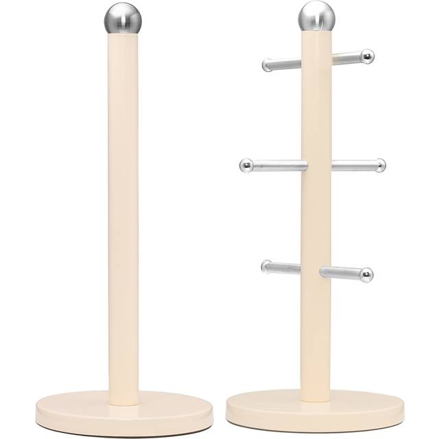 Innoteck Essentials Cream Glossy Stainless Steel Paper Towel Holder