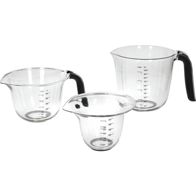 KITCHENAID 3-Piece Measuring Jug Set - Clear, Clear