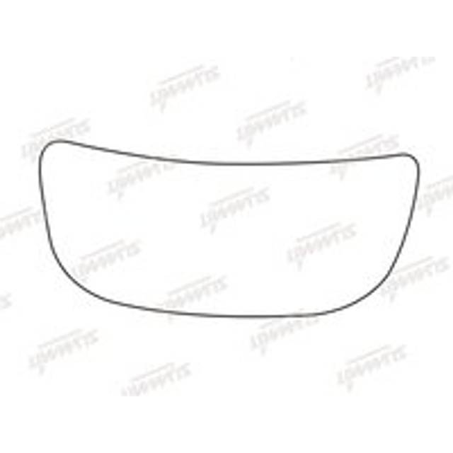 Stick-on lower blind-spot mirror glass fits trafic nissan primastar vivaro rhs