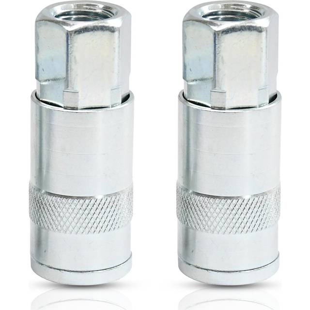 Vertex air line fitting quick release compressor air hose 1/4" female thread 2pc