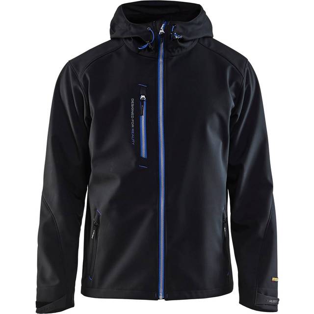 BLÅKLÄDER Softshelljacka 49492517 (Kulör: Svart / Kornblå Storlek: XL)