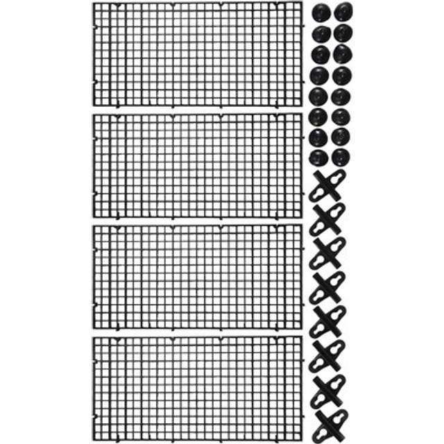 Aquarium Divider Tray Plastic Mesh Aquarium Egg Box Light Diffuser, Fish3087