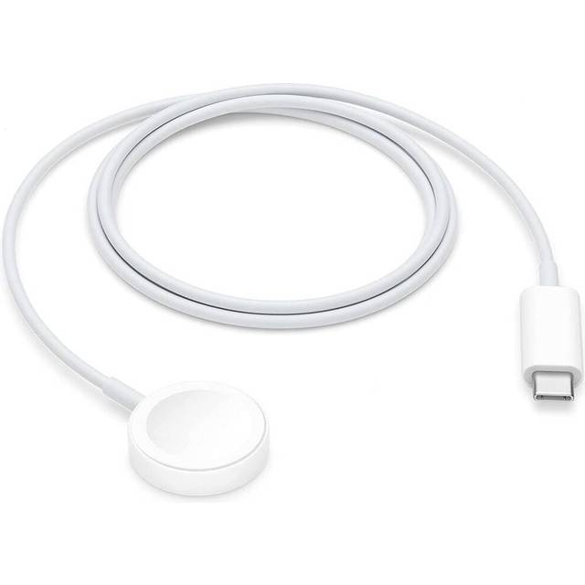 Apple Watch Magnetic Fast Charger to USB-C Cable 1m Vit