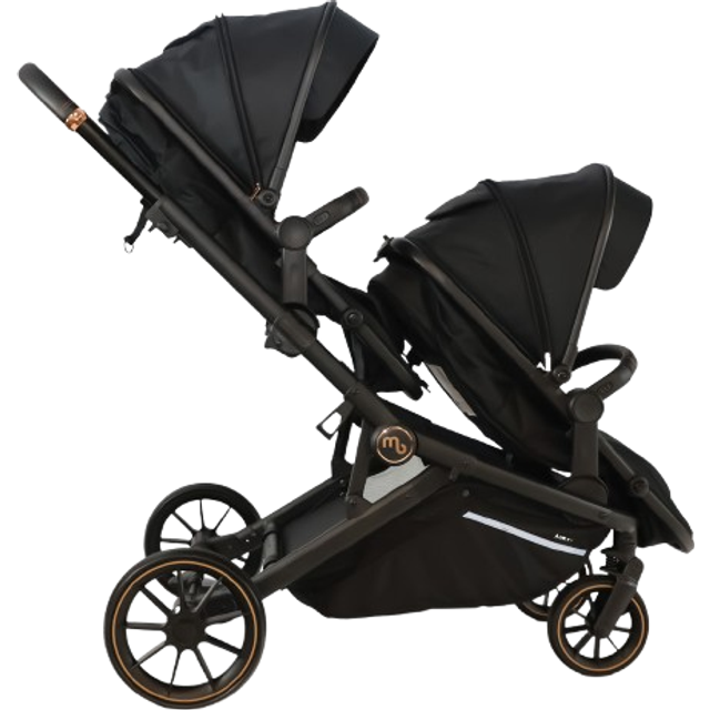 My Babiie MB33 Tandem Pushchair - Black Leopard