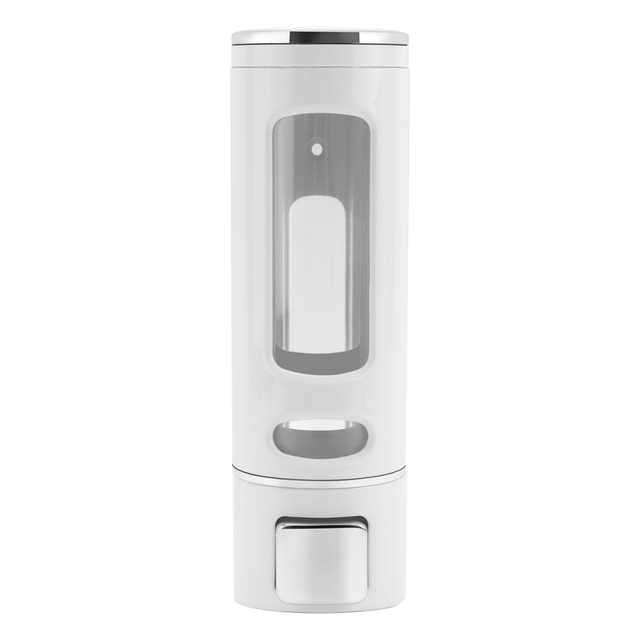 400Ml Soap Dispenser Wall Mount, Manual Hand Shampoo Shower Gel Dispenser Lotion Container for Bathroom Kitchen