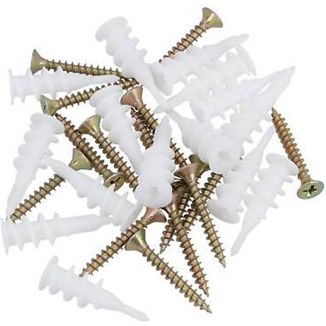 Plasterboard Nylon Fixings Cavity Wall Speed Anchor Plugs And Screws 33mm