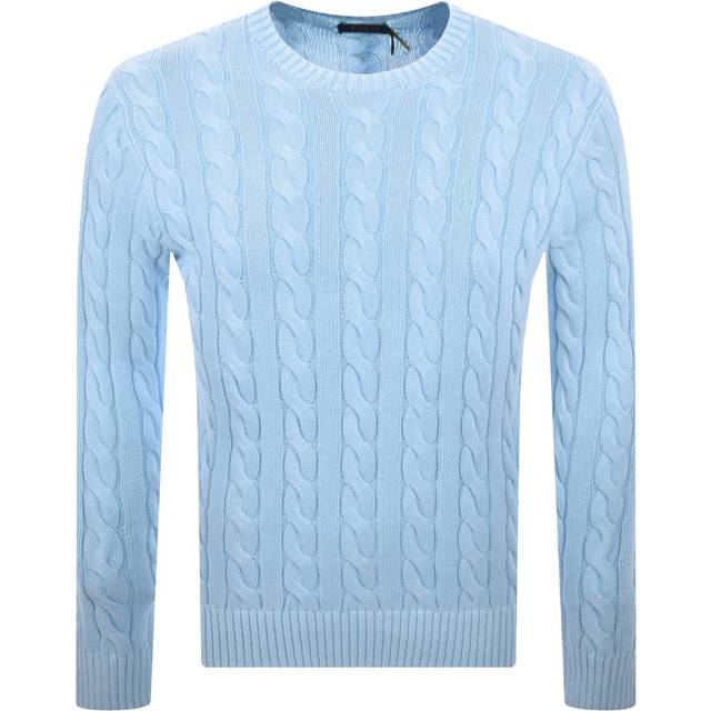 Ralph Lauren Cable Knit Jumper Sky Blue