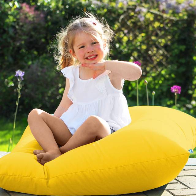 rucomfy Beanbags rucomfy Floor Cushion Beanbag - Indoor/Outdoor Yellow, Yellow