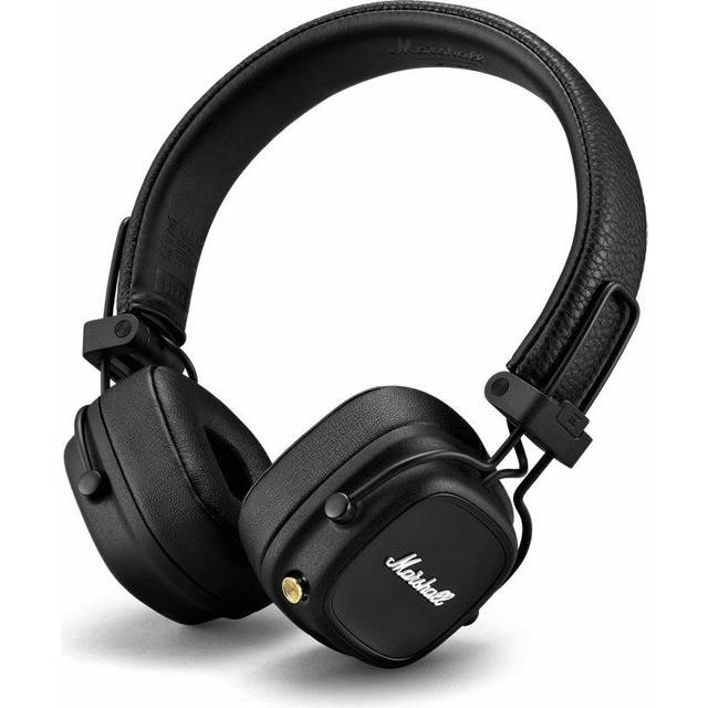 Marshall Major IV Bluetooth-vikbara Hörlurar, Svart