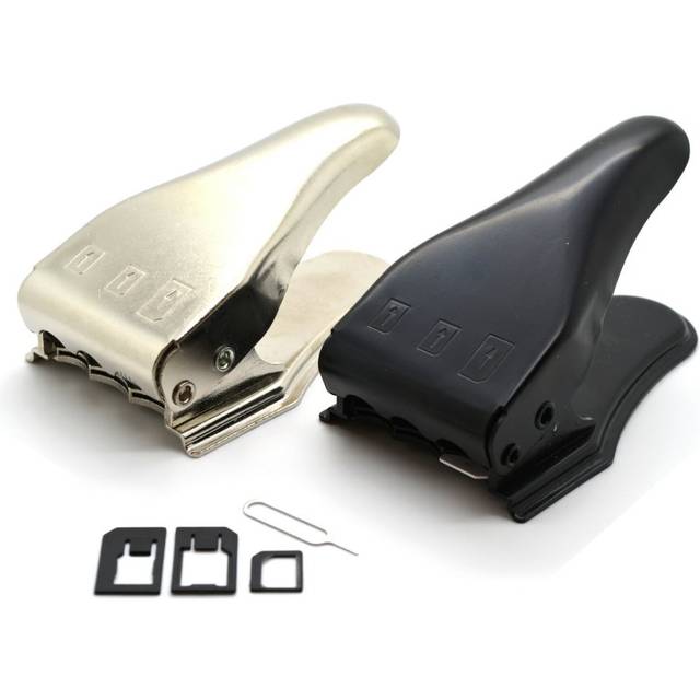 New Model 3 iN 1 Micro & Nano Sim Cutter For iPhone 4s,5,5s iPad Samsung Nokia
