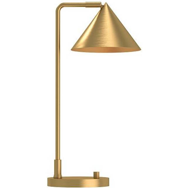 Remyck Table Lamp with Dimmer Switch in Brushed Gold