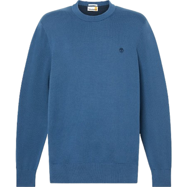 Timberland för män. TB0A2BMM2881 Williams River tröja blå (M), Casual, Ekologisk bomull, Hållbar - Blå (M)