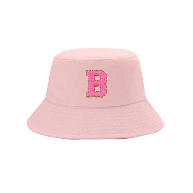 SHEIN 1pc Kids Y2K Style 26 Letter Pattern Fashion Bucket Hat, Versatile Sun Hat For Baby Girls, Suitable For Spring, Summer, Casual Wear, Outdoor, School,