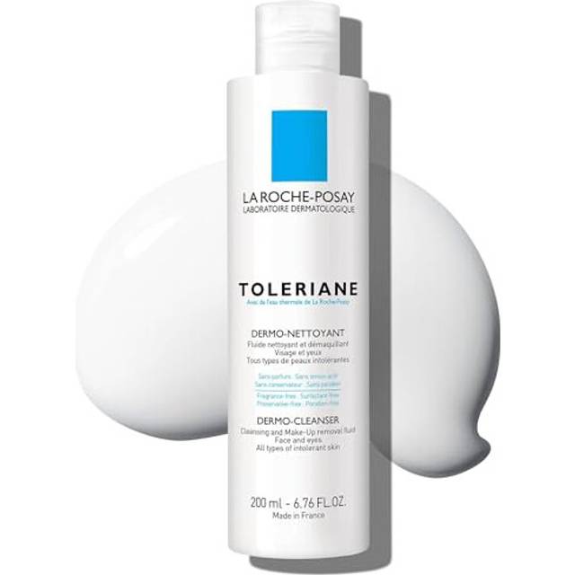 La Roche-Posay Toleriane Dermo Milk Facial Cleanser for Sensitive and Allergy-Prone Skin 200ml